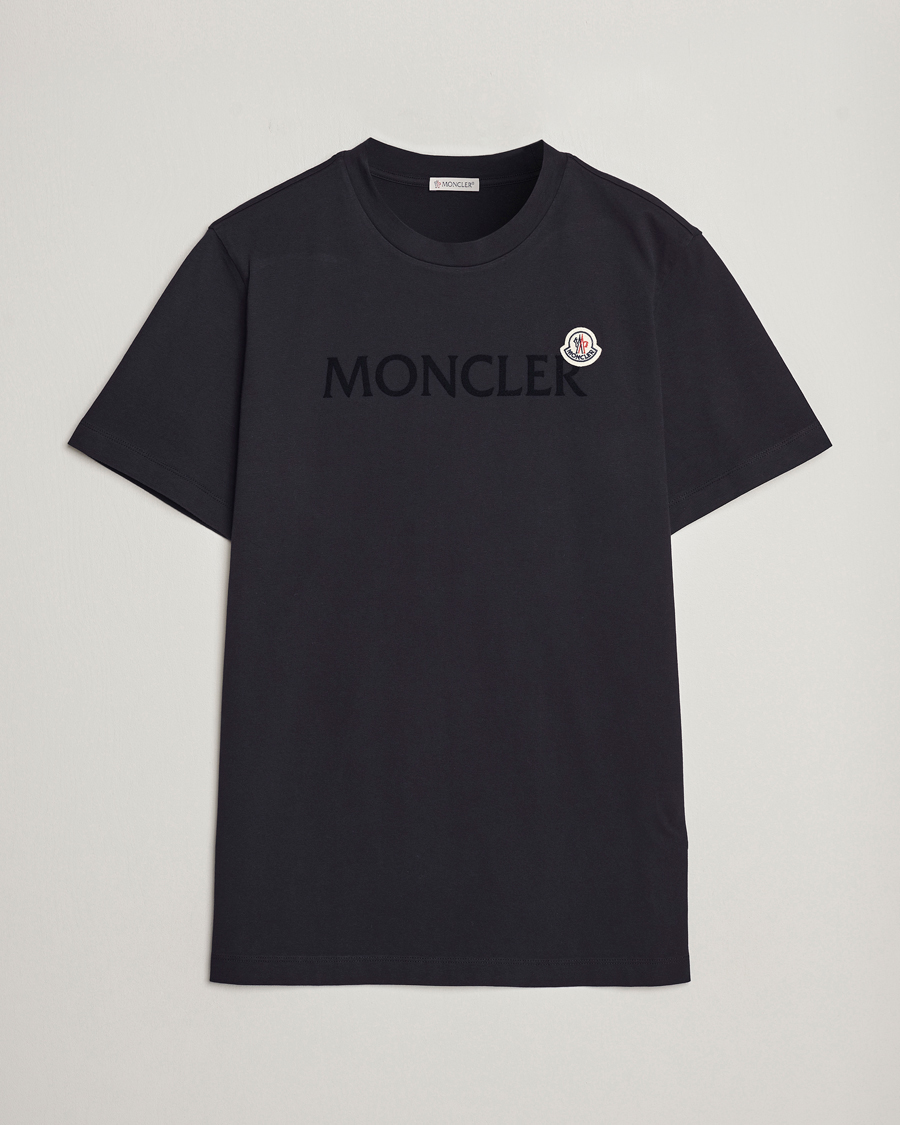 Mies | T-paidat | Moncler | Lettering Logo T-Shirt Navy