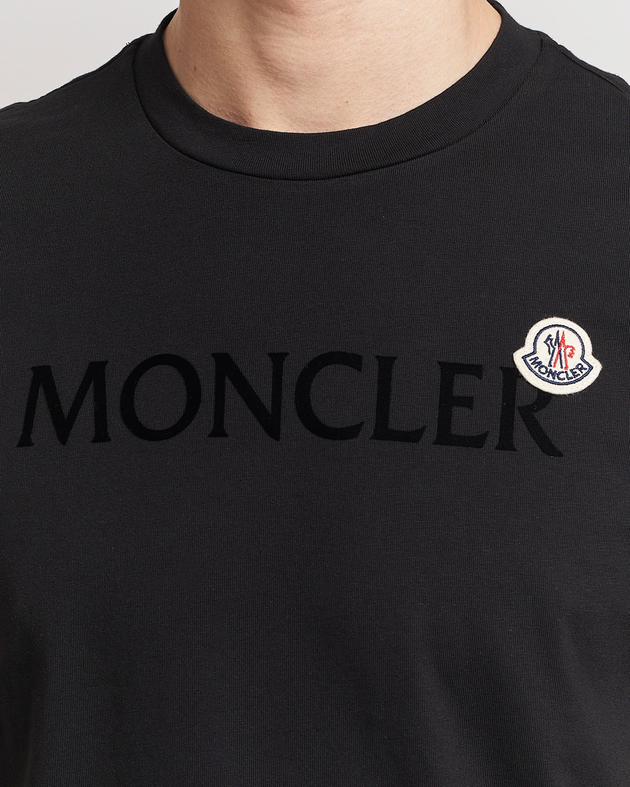 Mies | T-paidat | Moncler | Lettering Logo T-Shirt Black