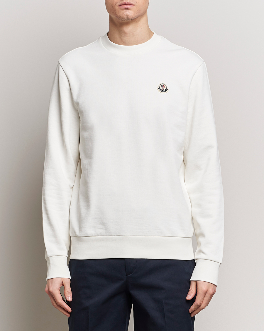 Mies | Puserot | Moncler | Logo Sweatshirt Off White