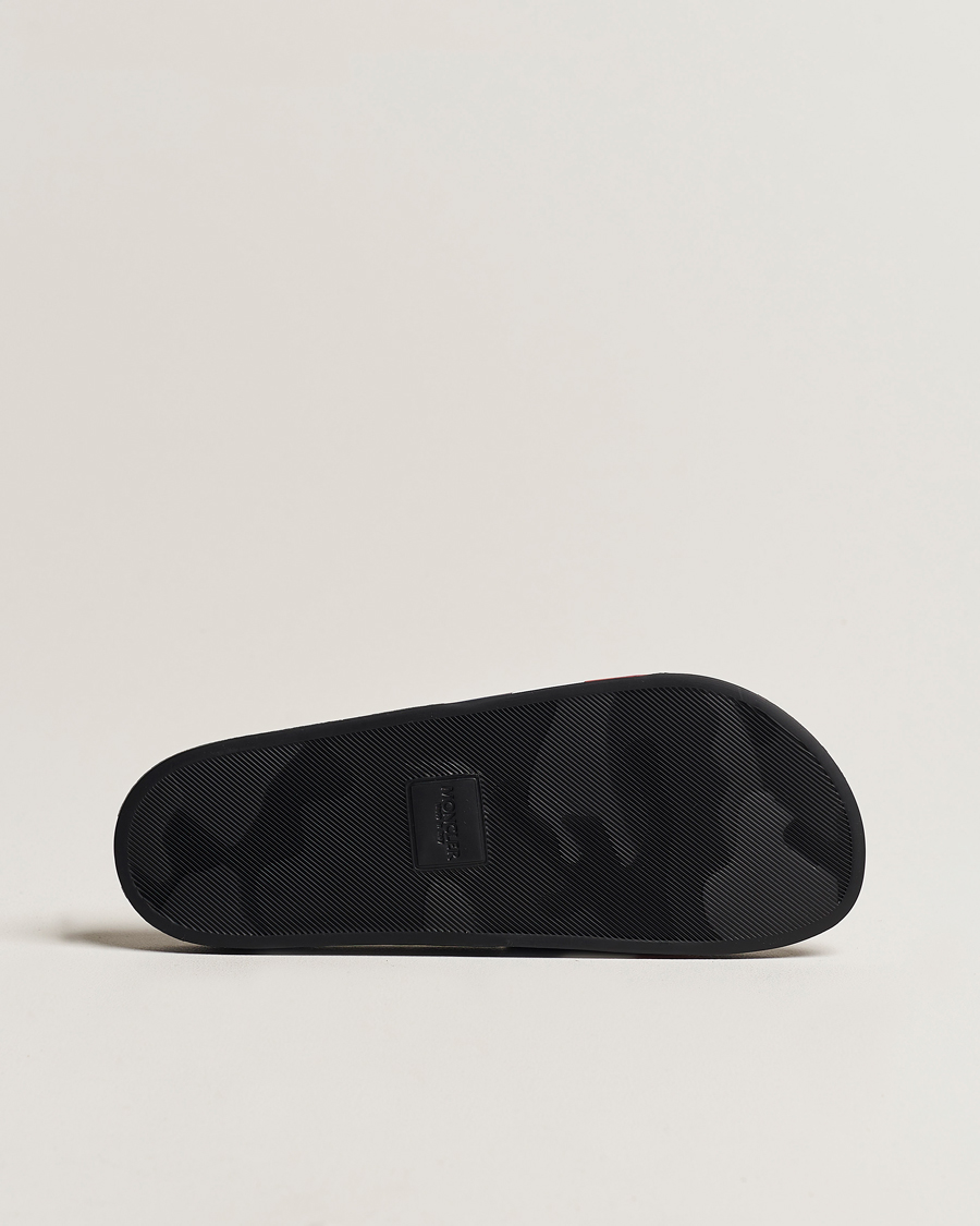 Mies | Moncler Basile Slides Black | Moncler | Basile Slides Black
