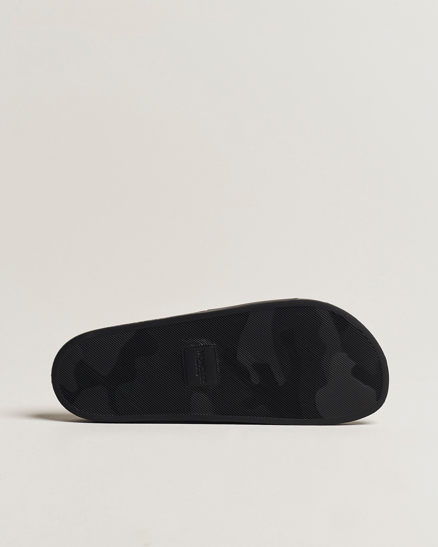 Mies | Moncler Basile Slides All Black | Moncler | Basile Slides All Black
