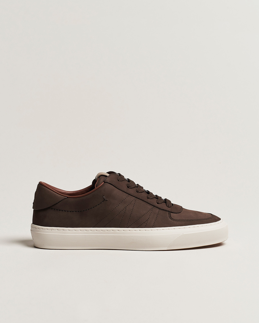 Mies | Moncler Monclub Low Sneakers Dark Brown | Moncler | Monclub Low Sneakers Dark Brown