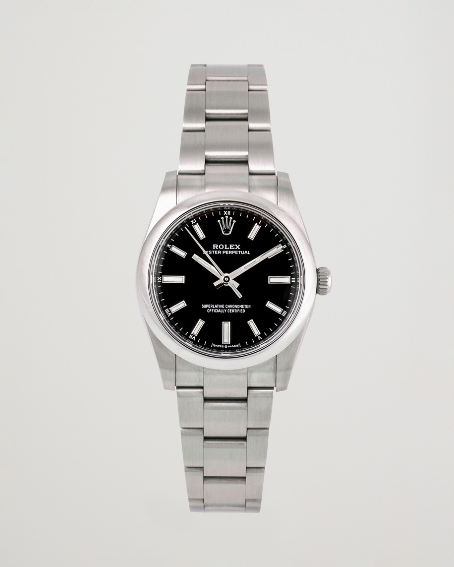 Mies | Pre-Owned & Vintage Watches | Rolex Pre-Owned | Oyster Perpetual 124200 Silver
