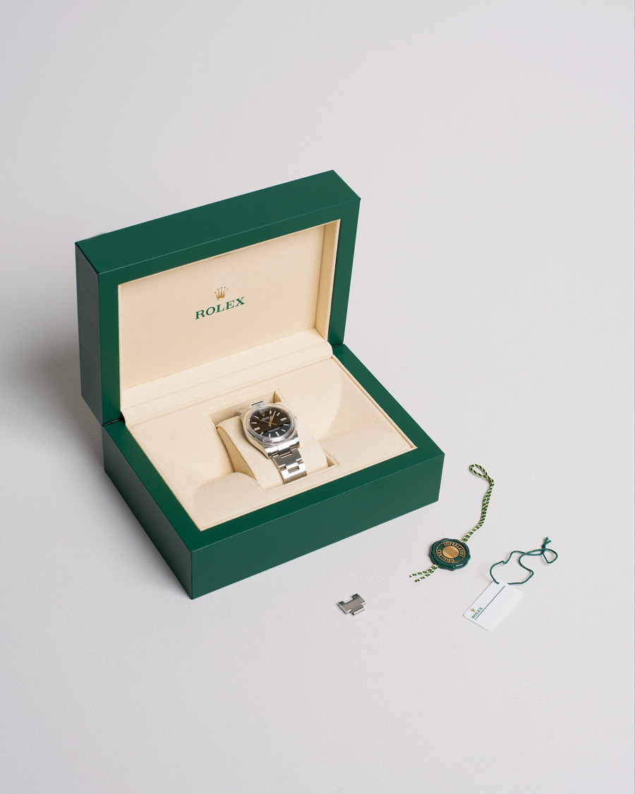 Mies | Rolex Pre-Owned Oyster Perpetual 124200 Silver | Rolex Pre-Owned | Oyster Perpetual 124200 Silver