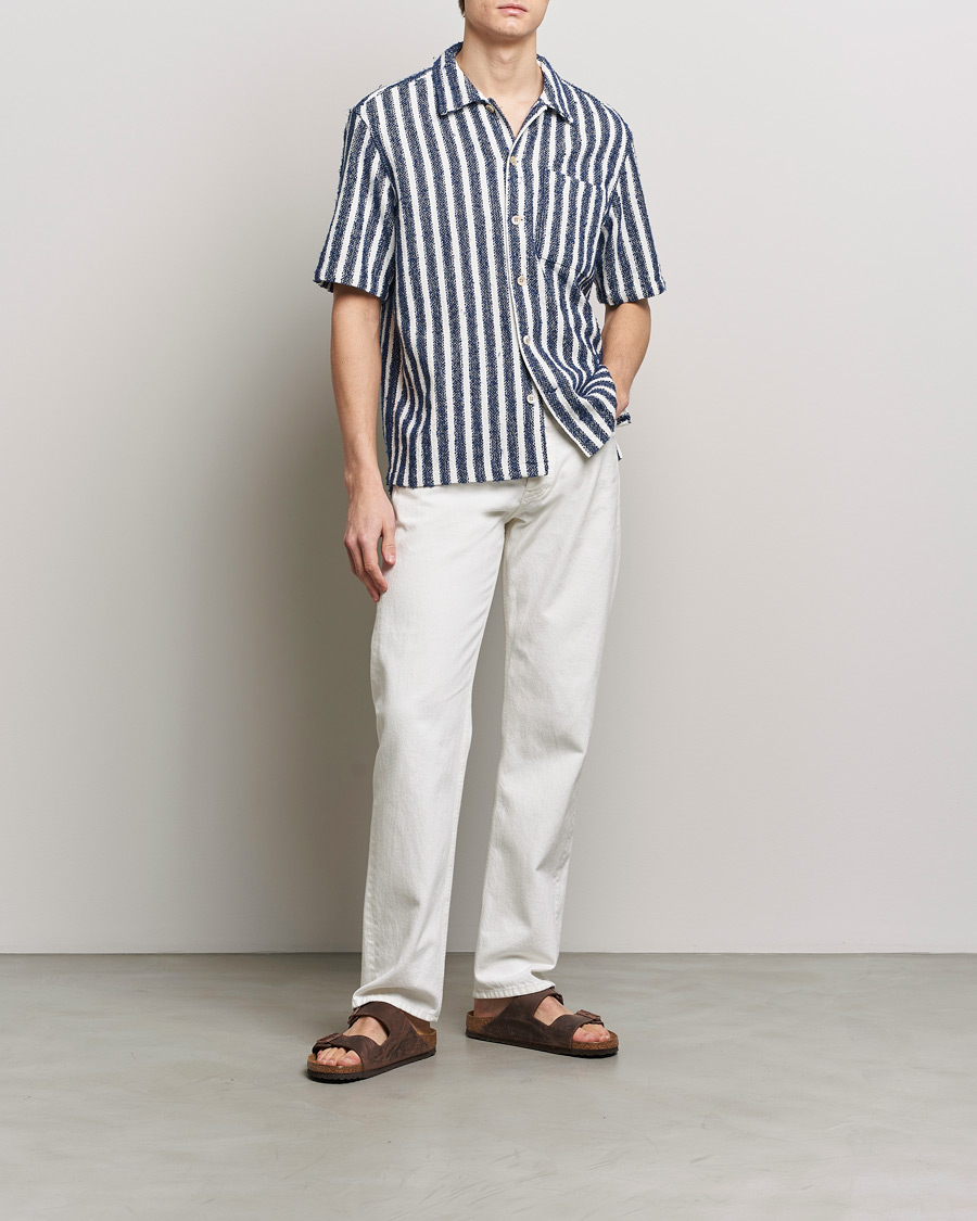 Mies | Kauluspaidat | Sunflower | Spacey Shirt Navy Stripe