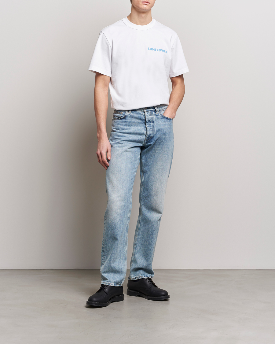 Mies | T-paidat | Sunflower | Master Logo T-Shirt White