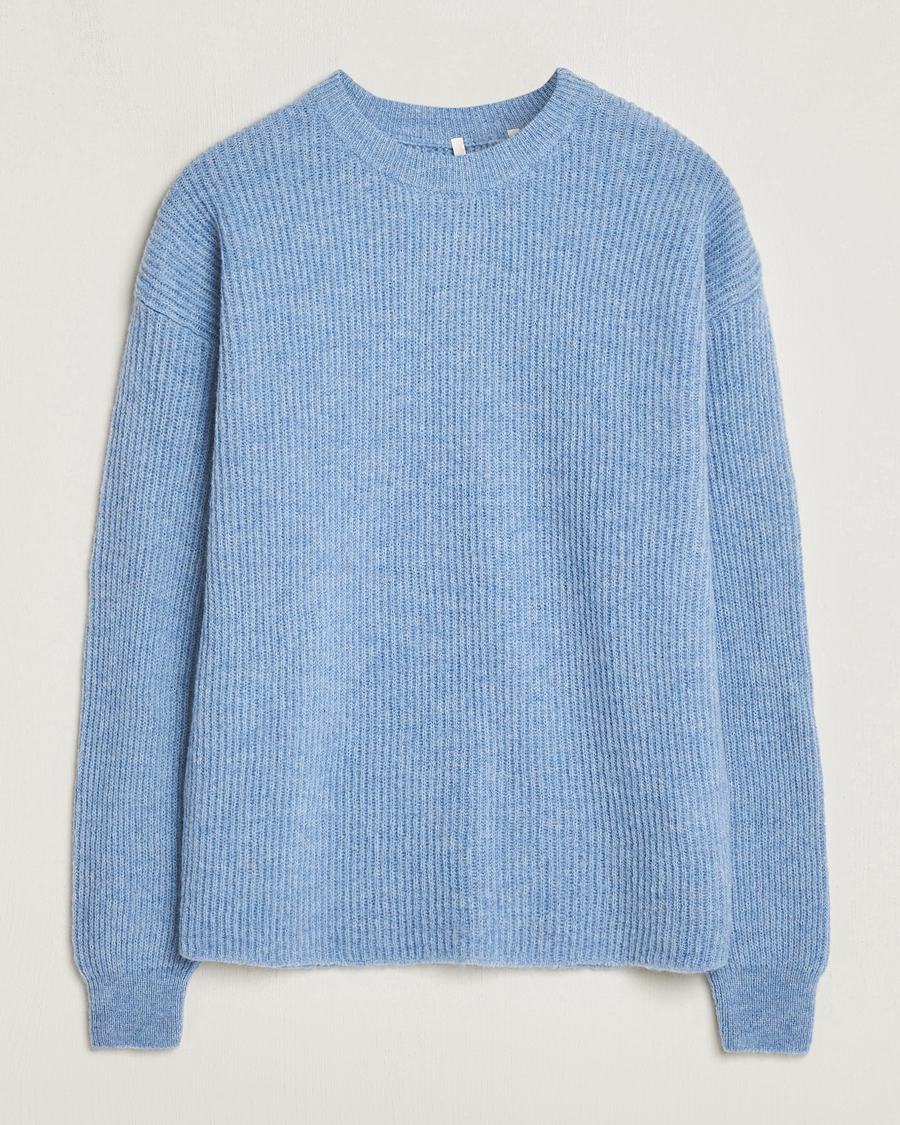 Mies | Puserot | Sunflower | Air Rib Knit Blue