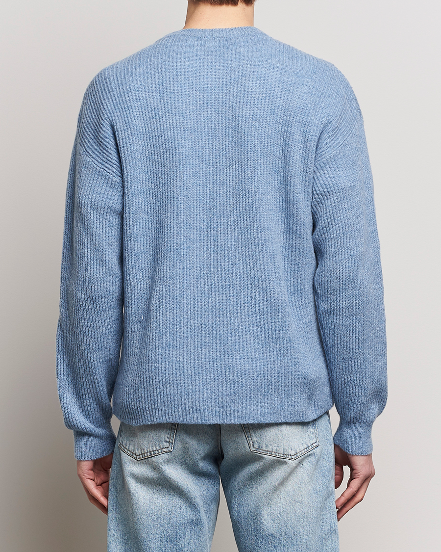 Mies | Puserot | Sunflower | Air Rib Knit Blue