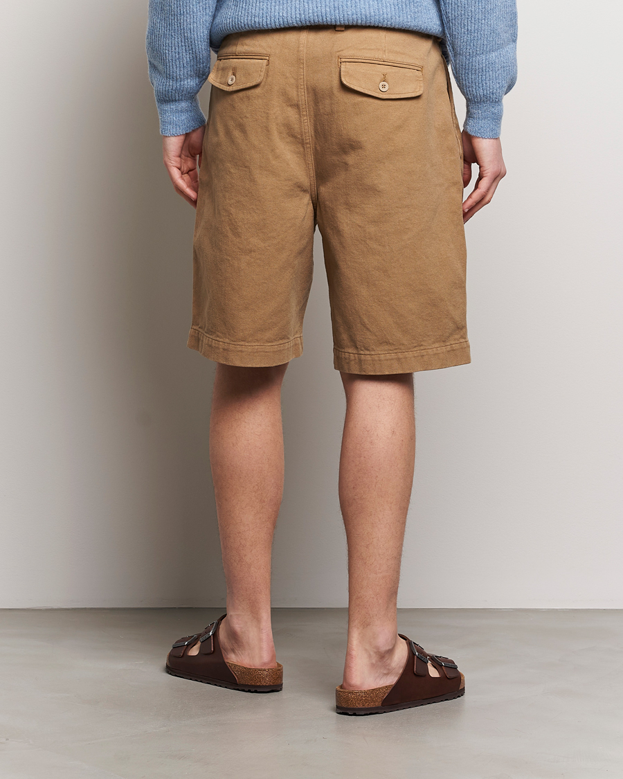 Mies | Shortsit | Sunflower | Pleated Shorts Khaki