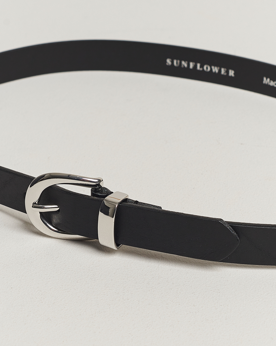 Mies | Sunflower Simple Belt 2,5 cm Black | Sunflower | Simple Belt 2,5 cm Black