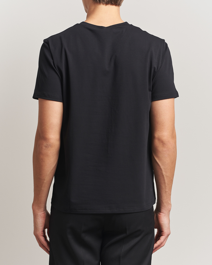 Mies | T-paidat | Filippa K | Organic Cotton V-Neck T-Shirt Black