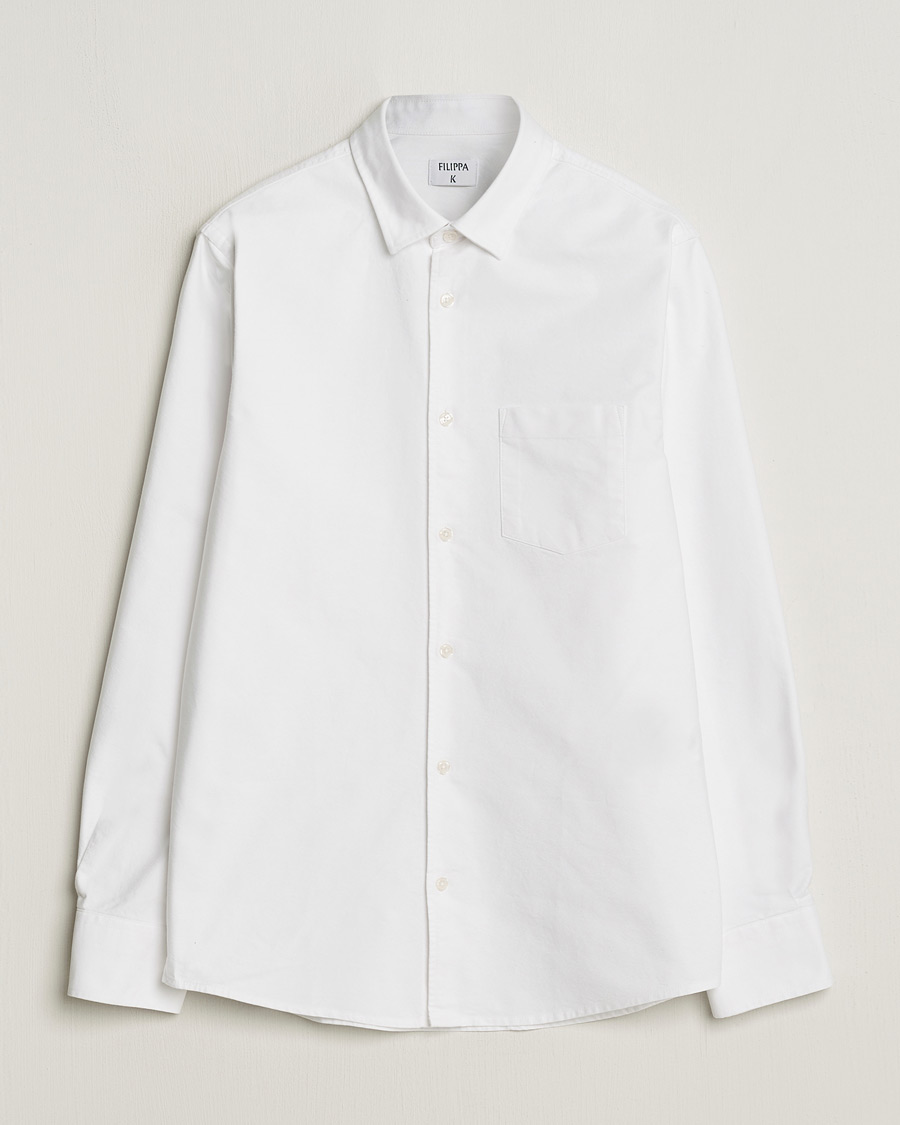 Mies | Kauluspaidat | Filippa K | Tim Oxford Shirt White