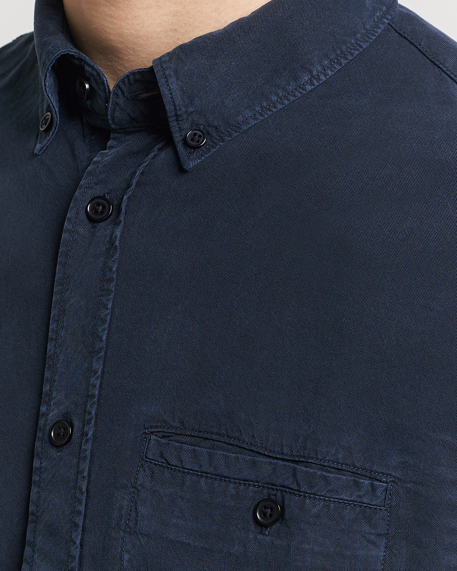 Mies | Kauluspaidat | Filippa K | Zachary Lyocell Shirt Navy