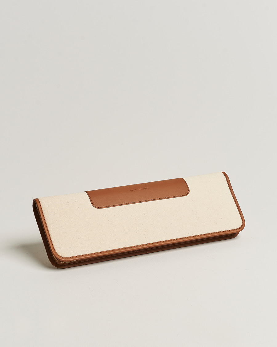 Mies | Ralph Lauren Home Garrett Leather Tie Case Brown | Ralph Lauren Home | Garrett Leather Tie Case Brown