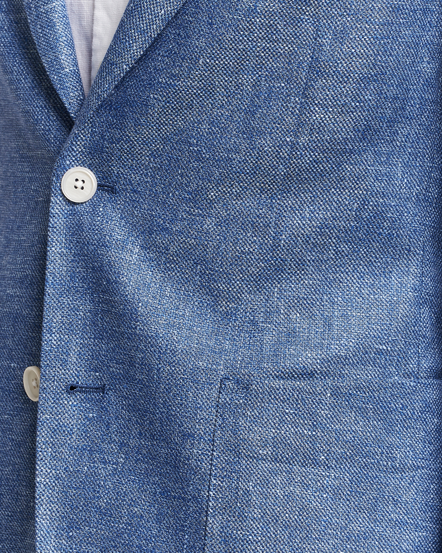 Mies | Pikkutakit | BOSS BLACK | Hanry Linen Blazer Medium Blue