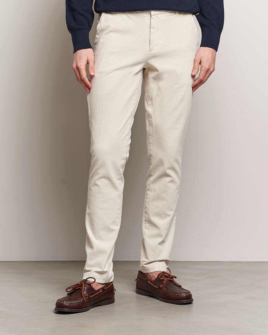 Mies | Business & Beyond | BOSS BLACK | Kaito1 Cotton Chinos Open White