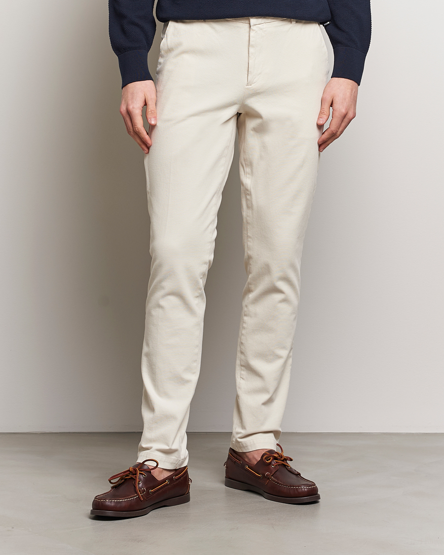 Mies | Housut | BOSS BLACK | Kaito1 Cotton Chinos Open White