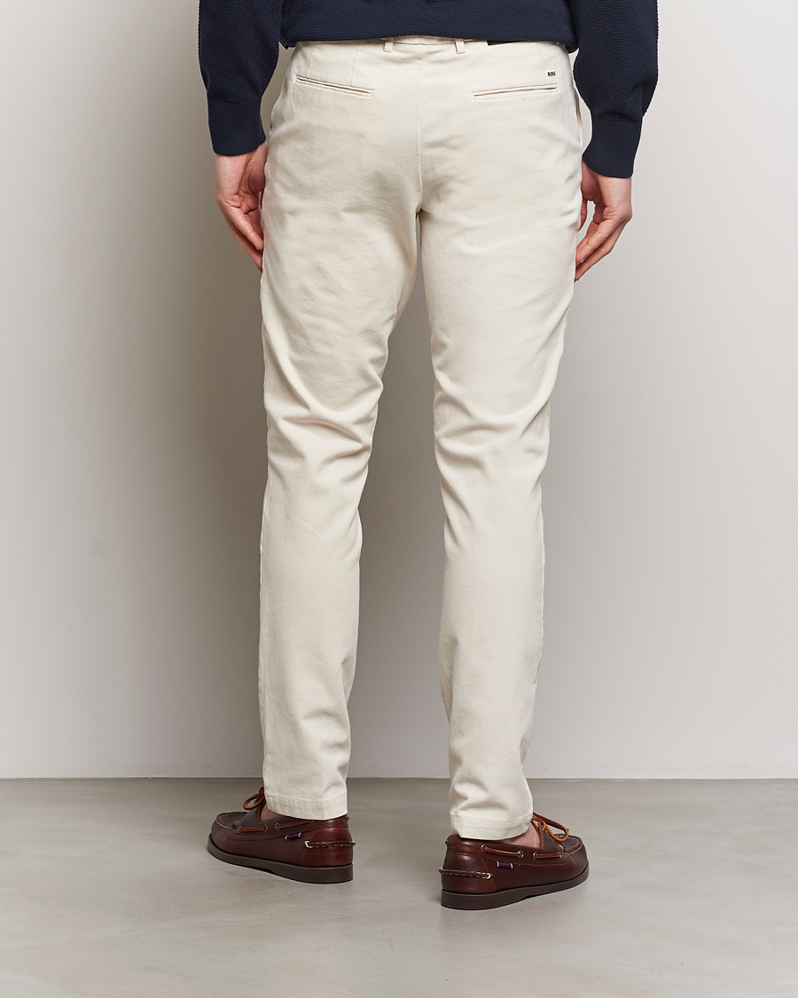 Mies | Housut | BOSS BLACK | Kaito1 Cotton Chinos Open White