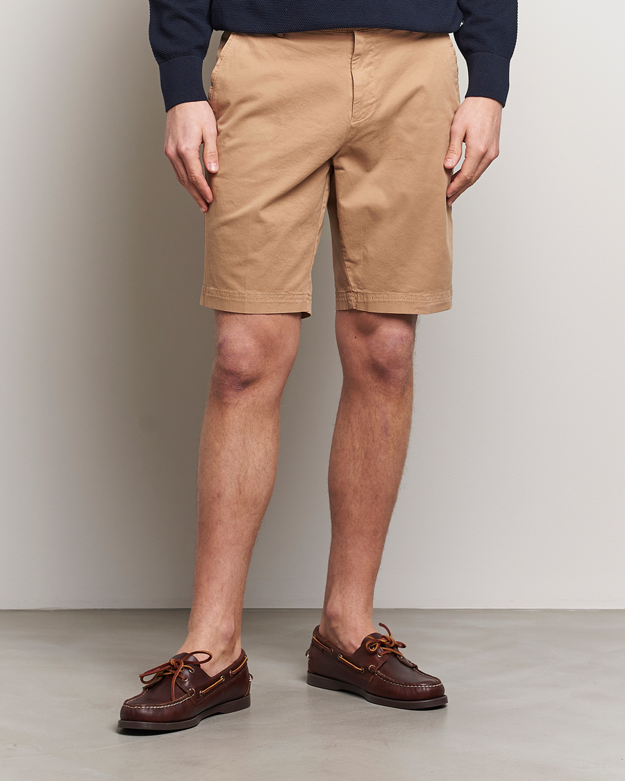 Mies | Chino-shortsit | BOSS BLACK | Slice Cotton Shorts Medium Beige