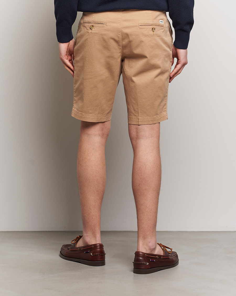 Mies | Shortsit | BOSS BLACK | Slice Cotton Shorts Medium Beige