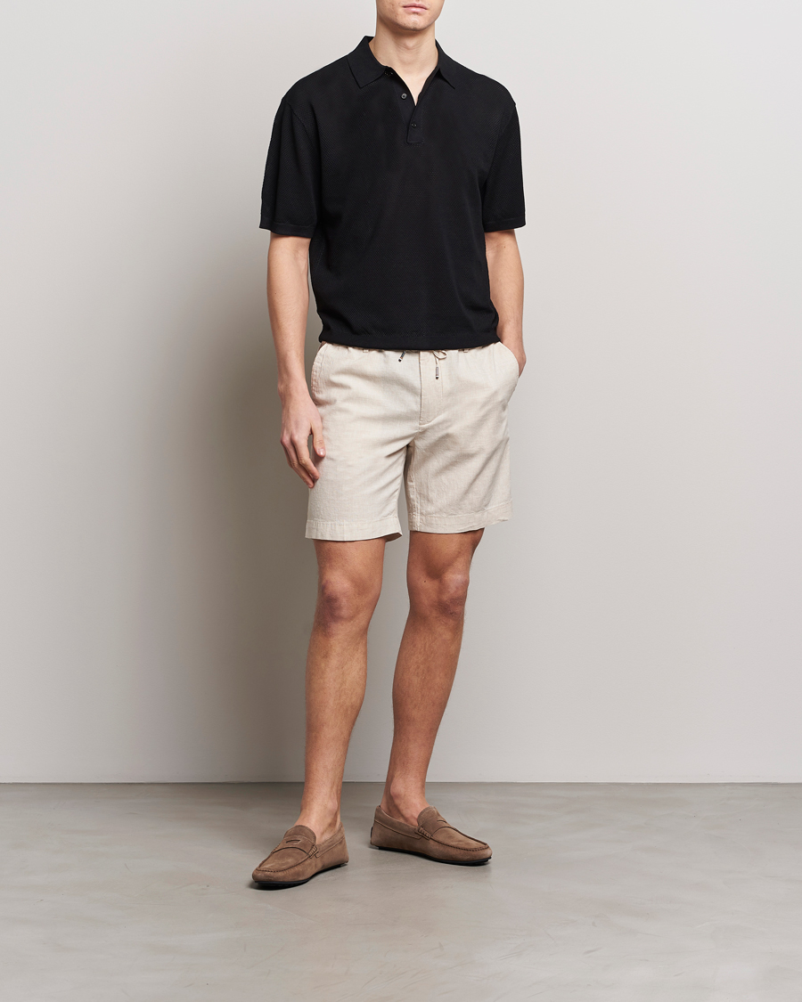 Mies | Shortsit | BOSS BLACK | Kane Drawstring Shorts Light Beige