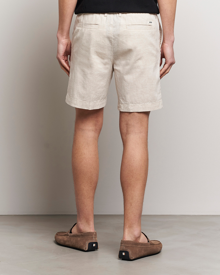 Mies | Shortsit | BOSS BLACK | Kane Drawstring Shorts Light Beige