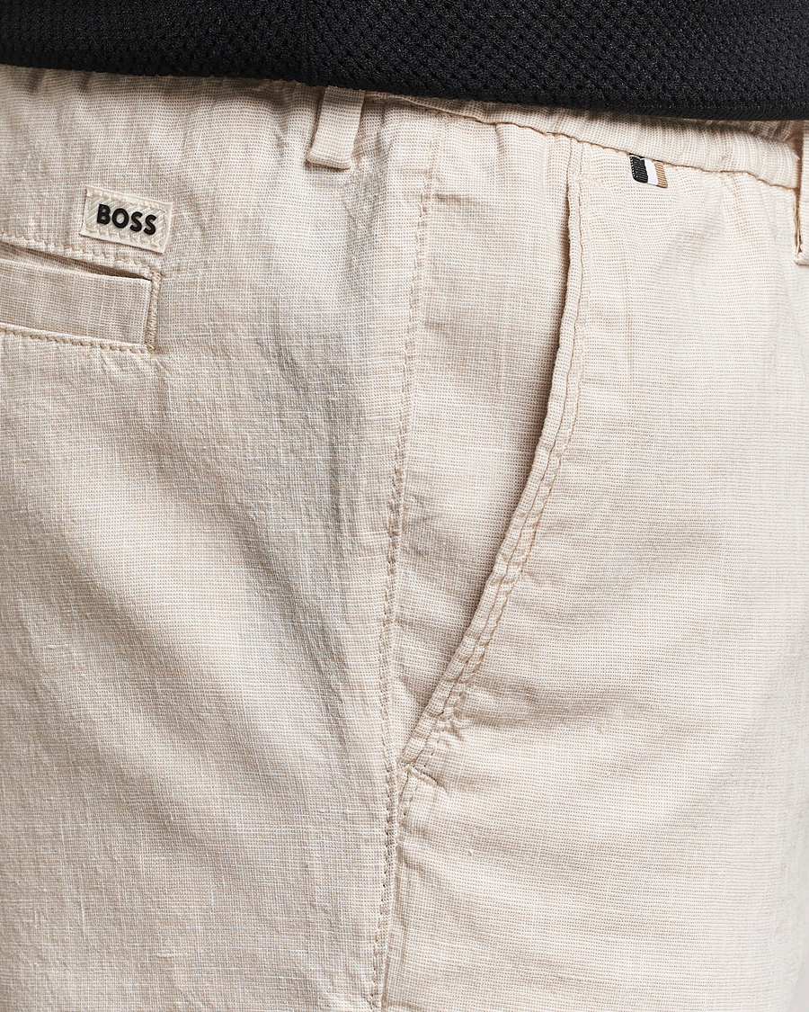 Mies | Shortsit | BOSS BLACK | Kane Drawstring Shorts Light Beige
