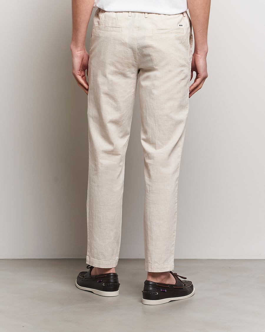 Mies | Housut | BOSS BLACK | Kane Drawstring Pants Light Beige
