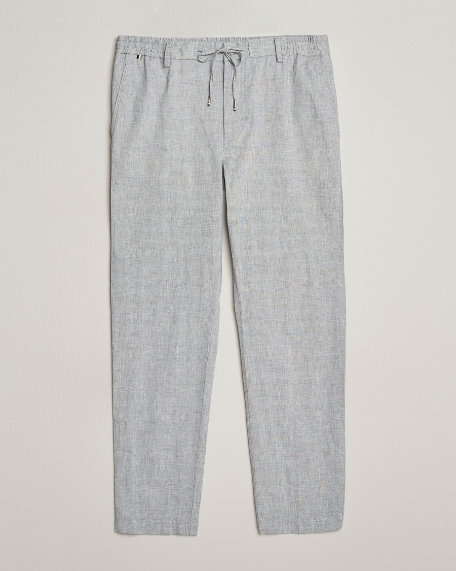 Mies | Housut | BOSS BLACK | Kane Drawstring Pants Light Blue