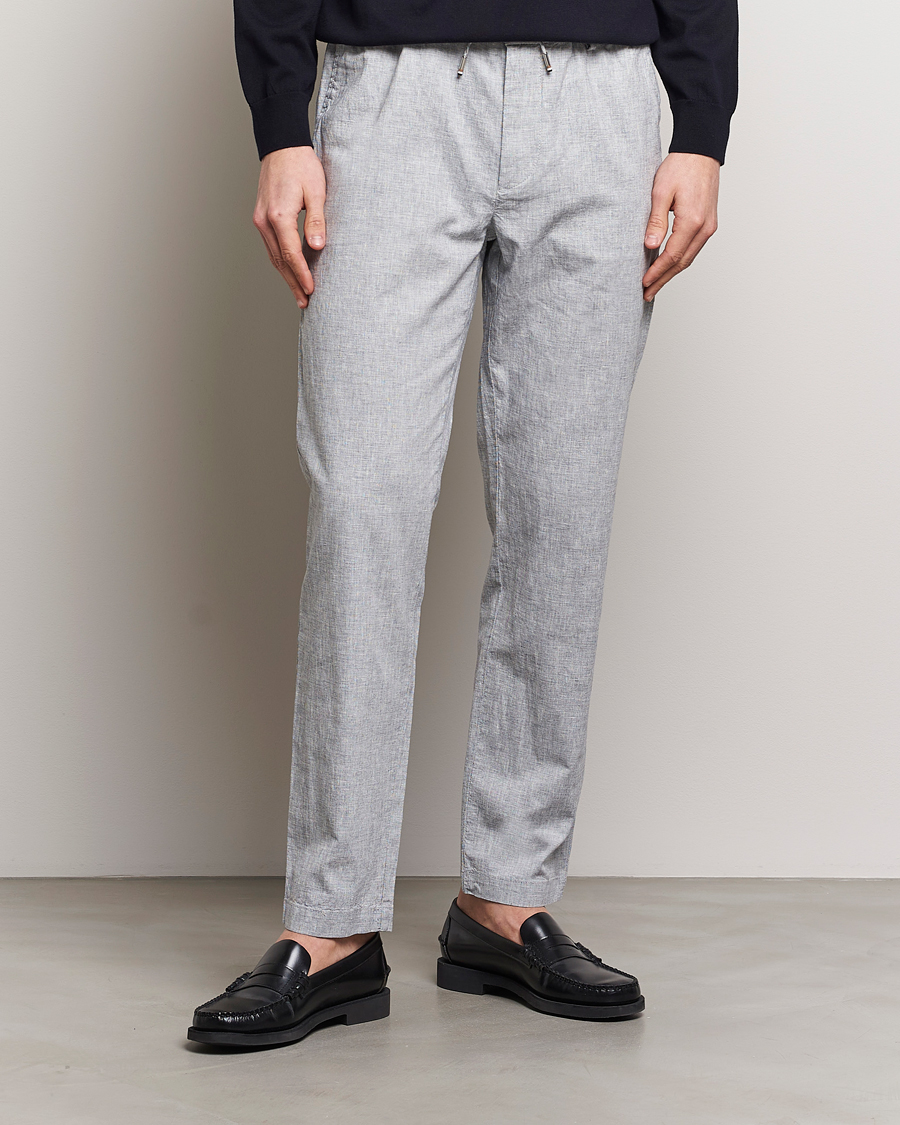 Mies | Housut | BOSS BLACK | Kane Drawstring Pants Light Blue