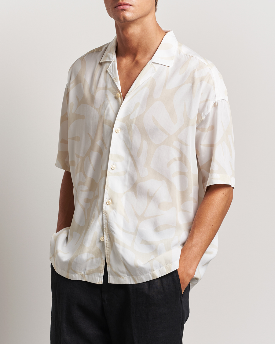 Mies | Kauluspaidat | BOSS BLACK | Drew Short Sleeve Shirt Open White