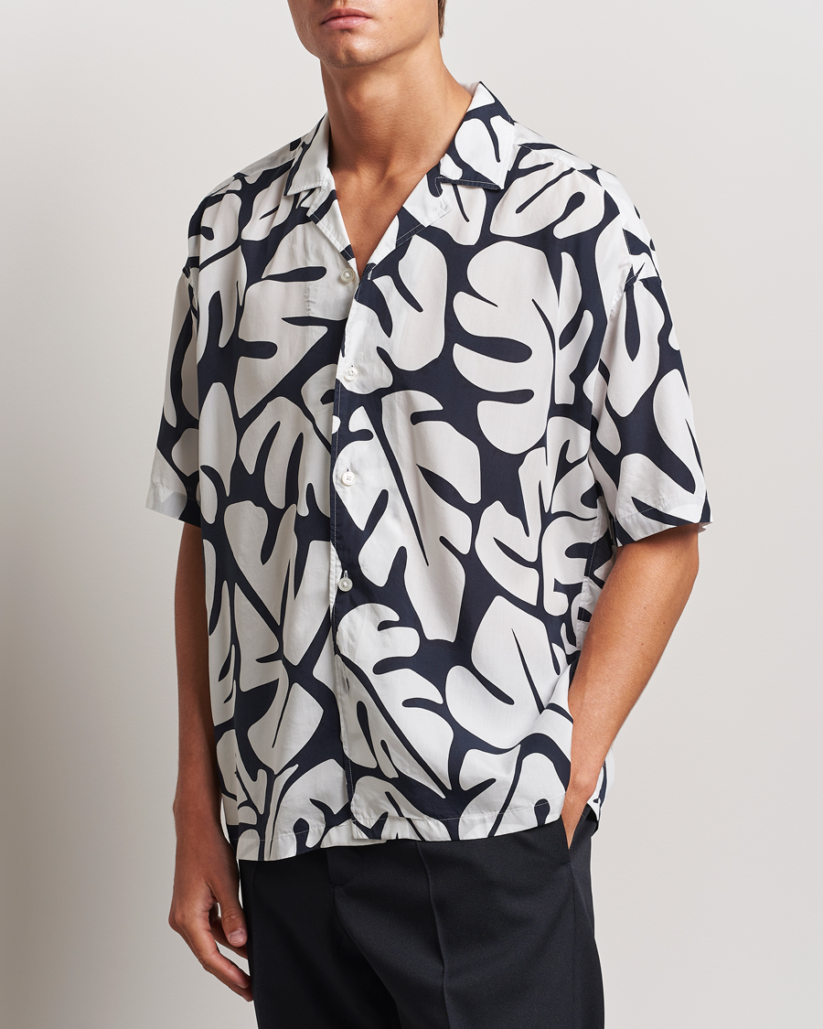 Mies | Kauluspaidat | BOSS BLACK | Drew Short Sleeve Shirt Dark Blue