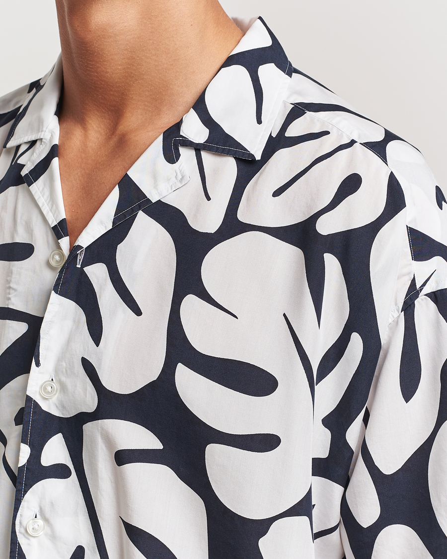 Mies | Kauluspaidat | BOSS BLACK | Drew Short Sleeve Shirt Dark Blue