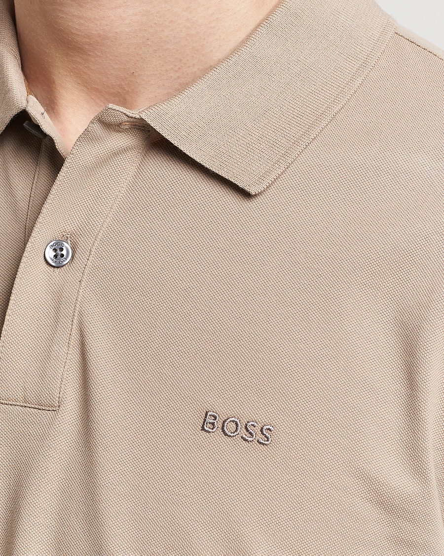 Mies | Pikeet | BOSS BLACK | Pallas Polo Dark Beige