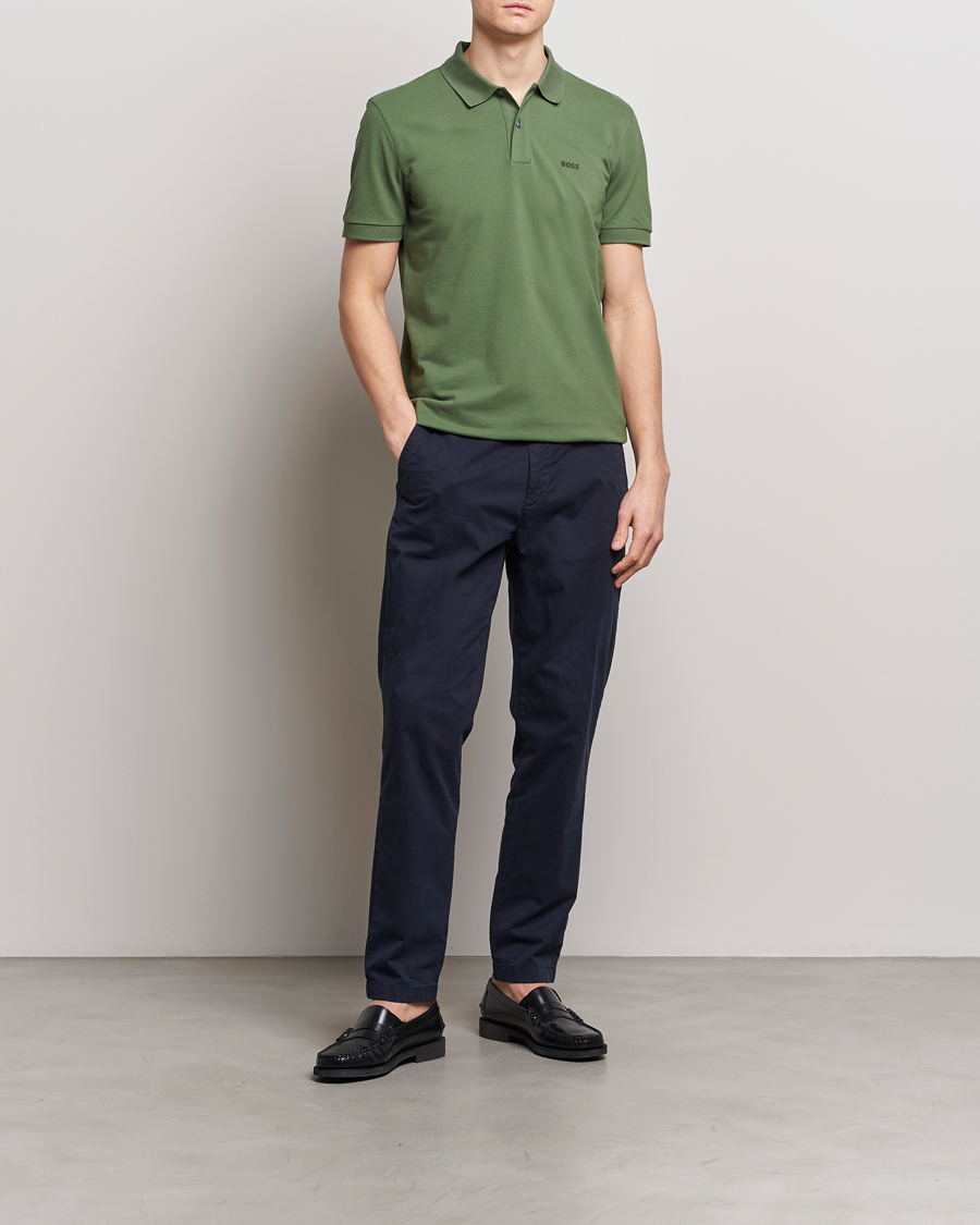 Mies | Pikeet | BOSS BLACK | Pallas Polo Open Green