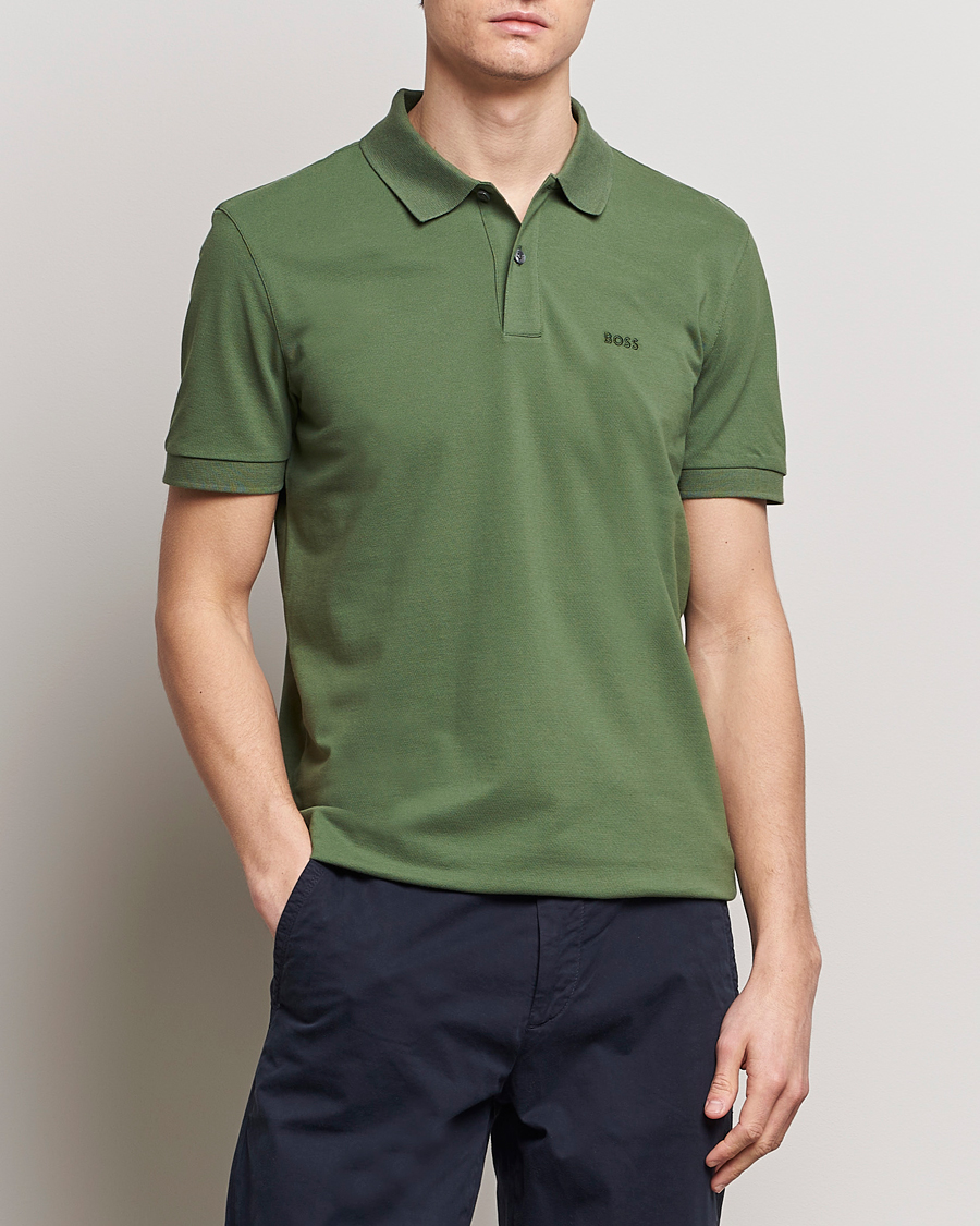 Mies | Pikeet | BOSS BLACK | Pallas Polo Open Green
