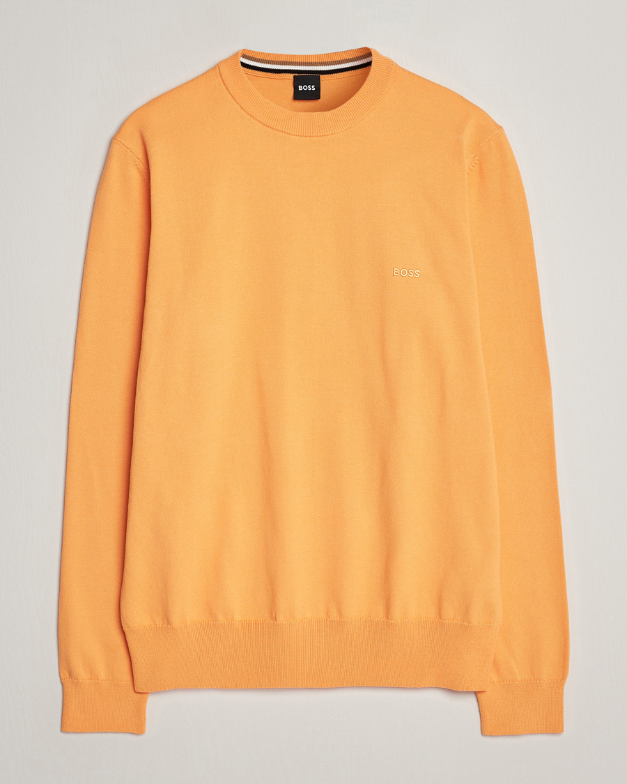 Mies | Puserot | BOSS BLACK | Pacas Crew Neck Pullover Medium Orange