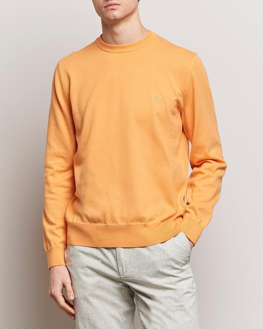 Mies | Vaatteet | BOSS BLACK | Pacas Crew Neck Pullover Medium Orange