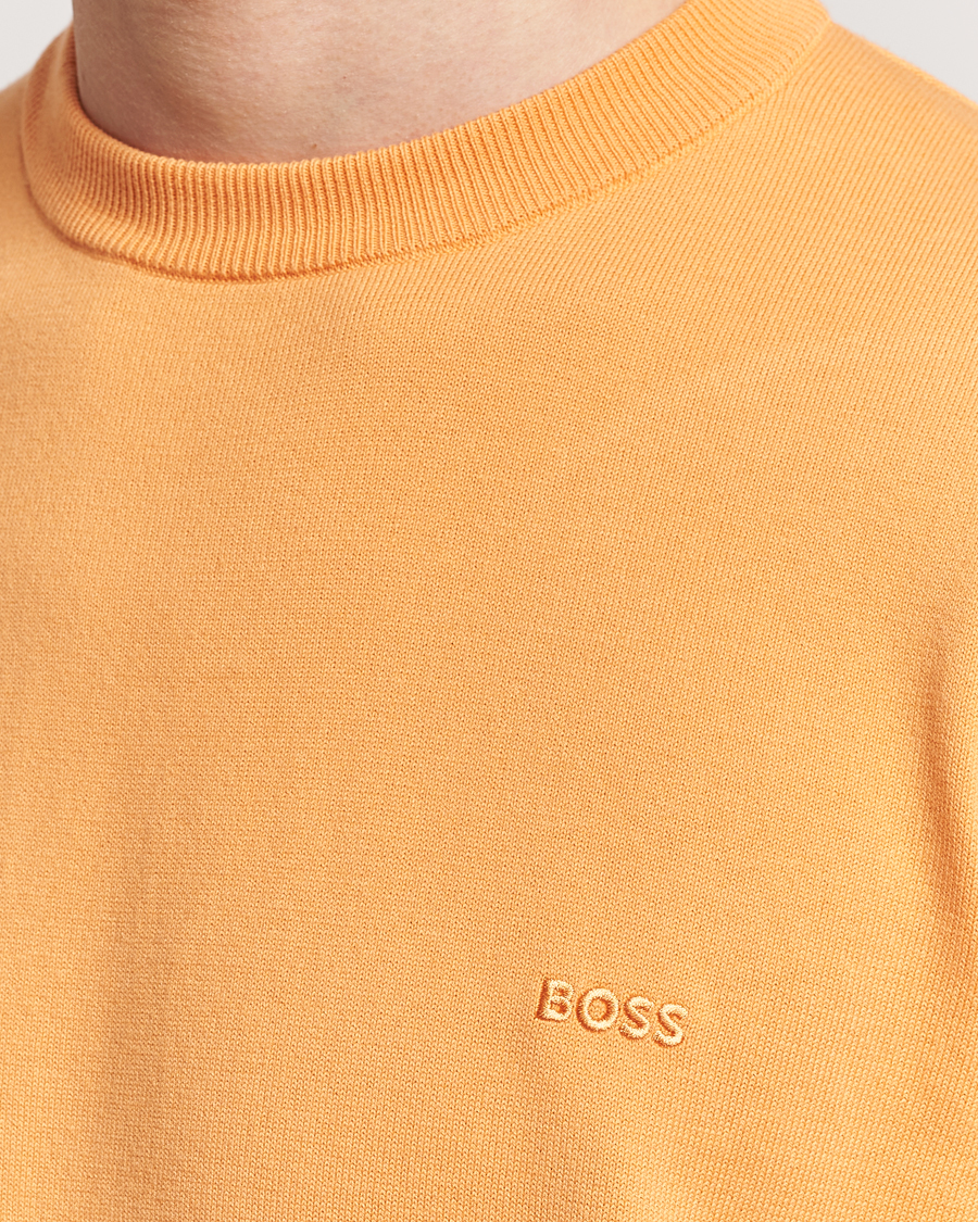 Mies | Puserot | BOSS BLACK | Pacas Crew Neck Pullover Medium Orange