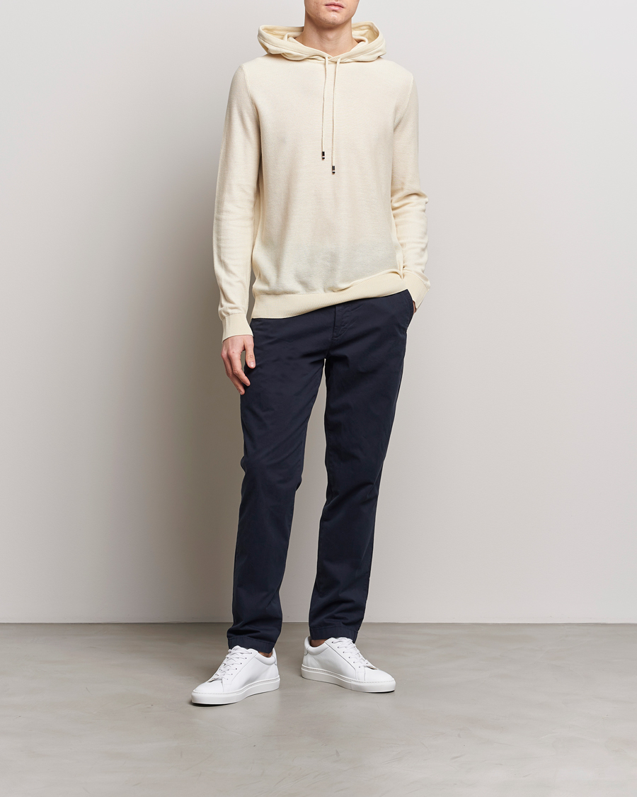 Mies | Puserot | BOSS BLACK | Trapani Hoodie Open White