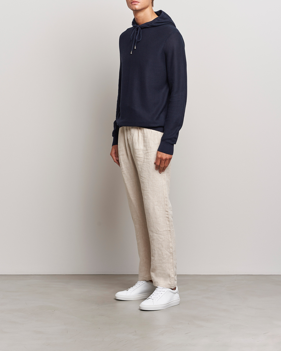 Mies | Puserot | BOSS BLACK | Trapani Hoodie Dark Blue