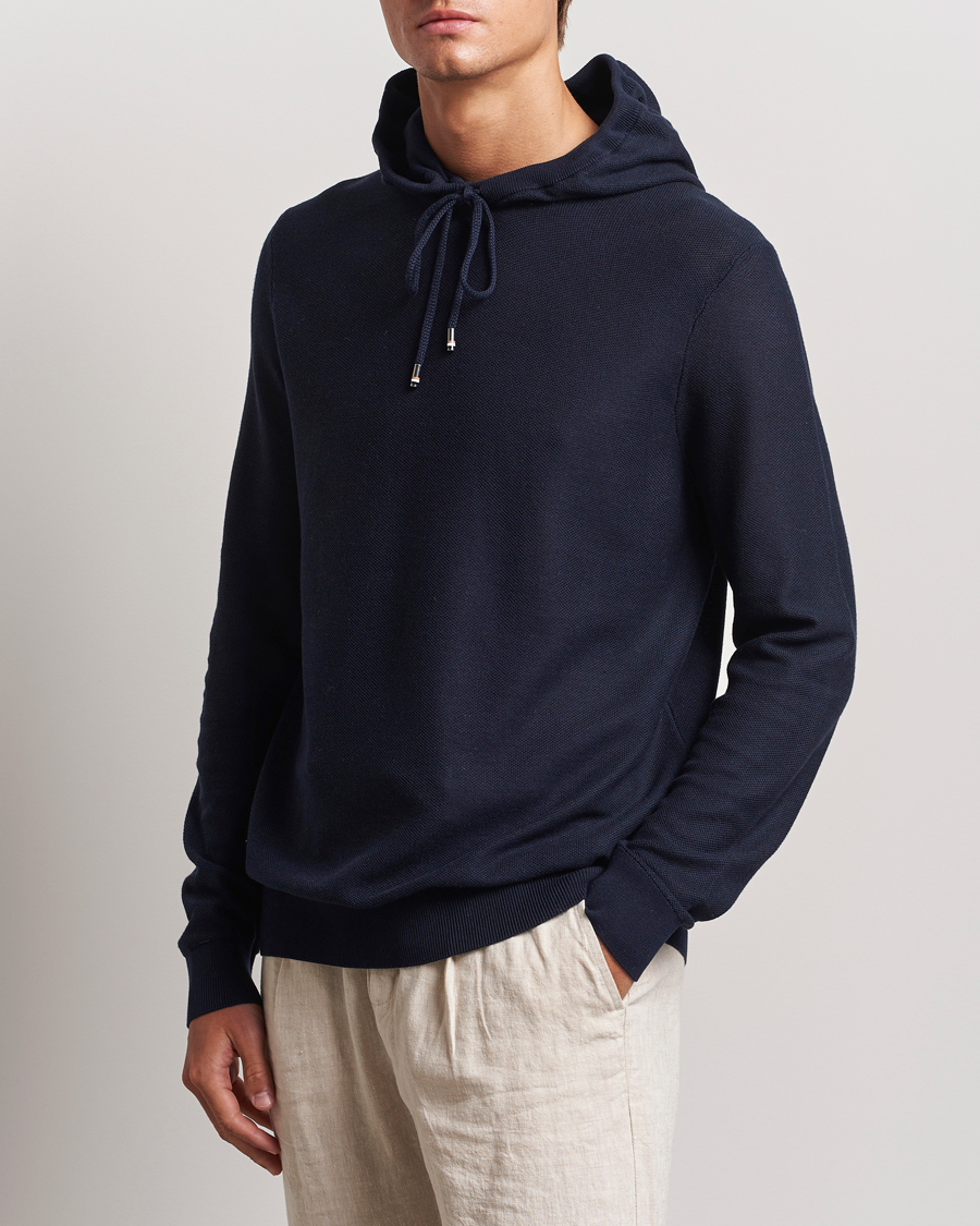 Mies | Puserot | BOSS BLACK | Trapani Hoodie Dark Blue