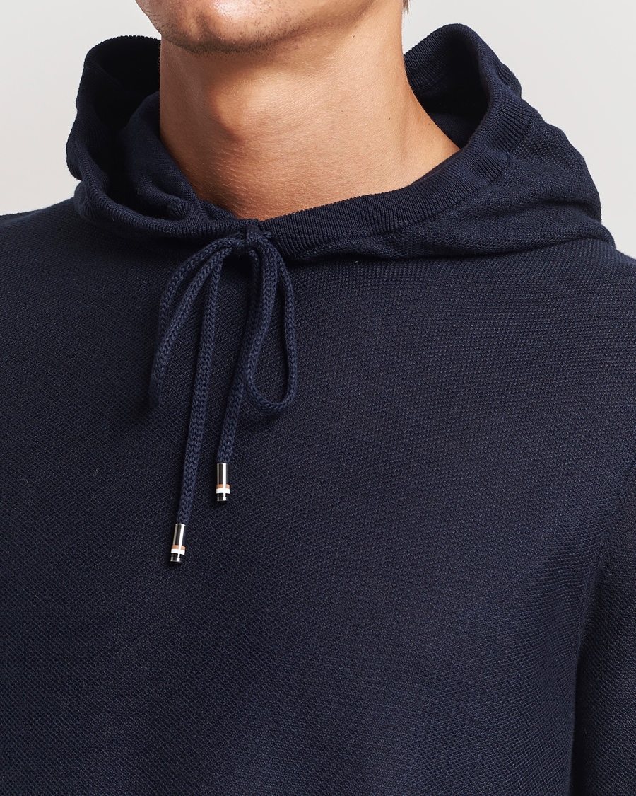 Mies | Puserot | BOSS BLACK | Trapani Hoodie Dark Blue