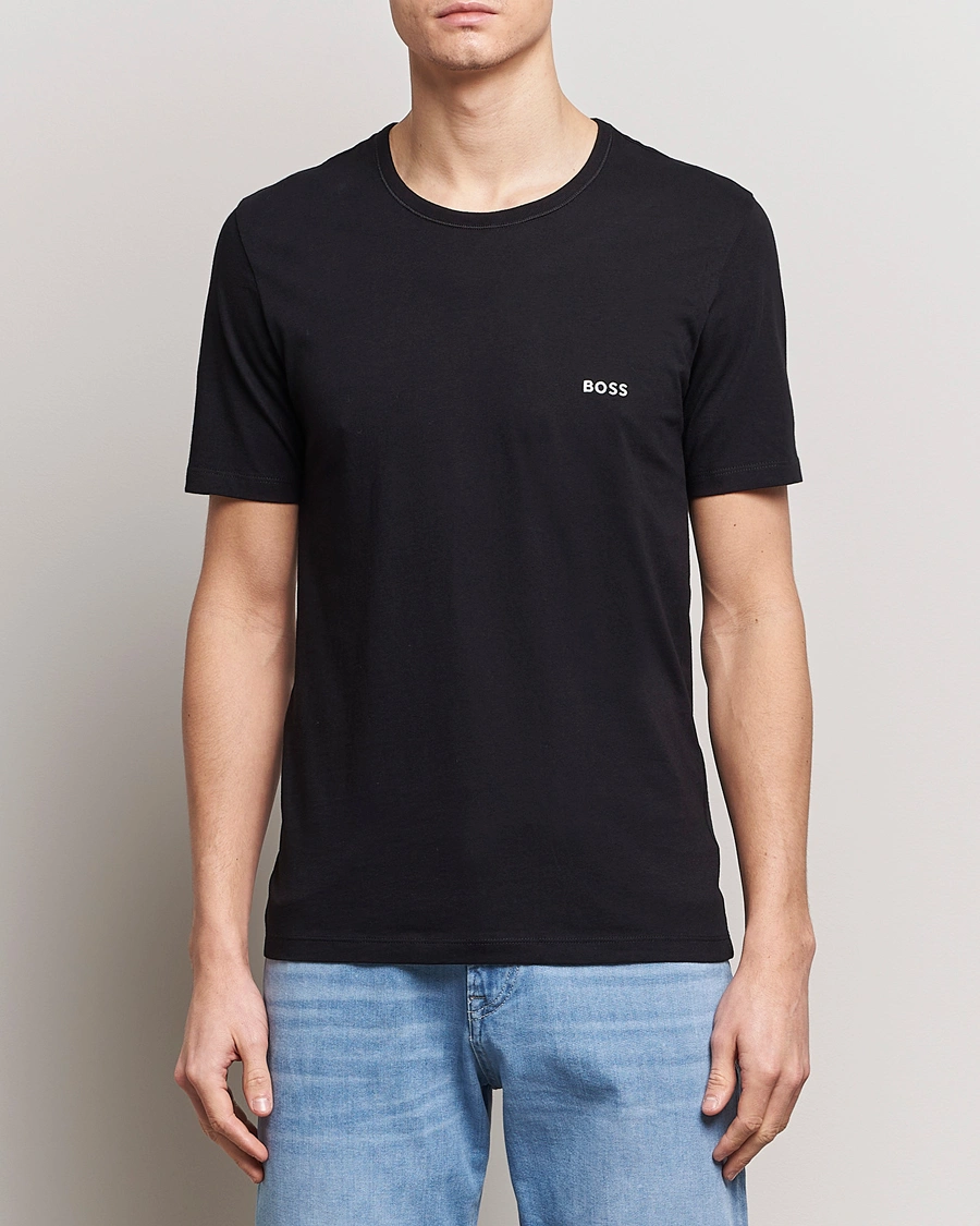 Mies |  | BOSS BLACK | 3-Pack Crew Neck T-Shirt Black/White/Red