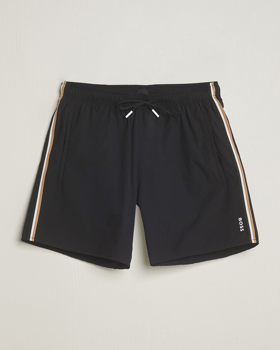 Mies | Uimahousut | BOSS BLACK | Iconic Swimshorts Black