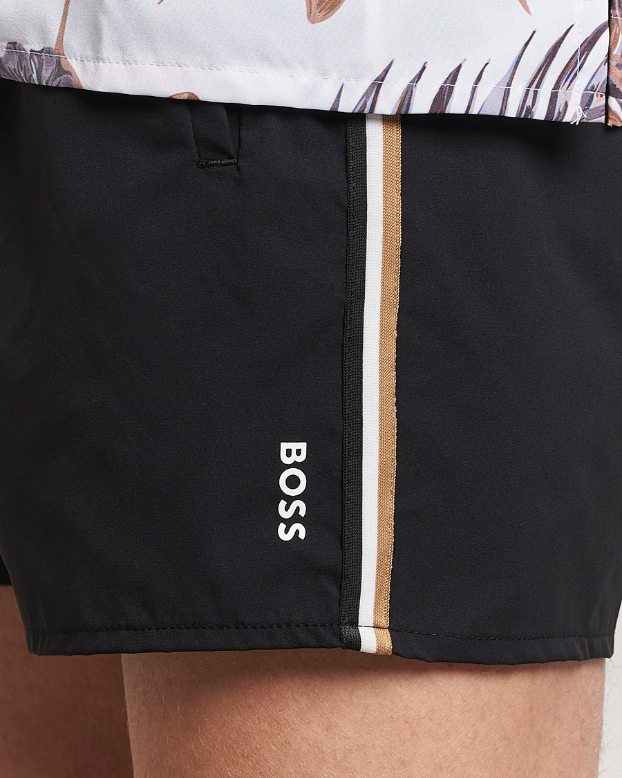 Mies | Uimahousut | BOSS BLACK | Iconic Swimshorts Black