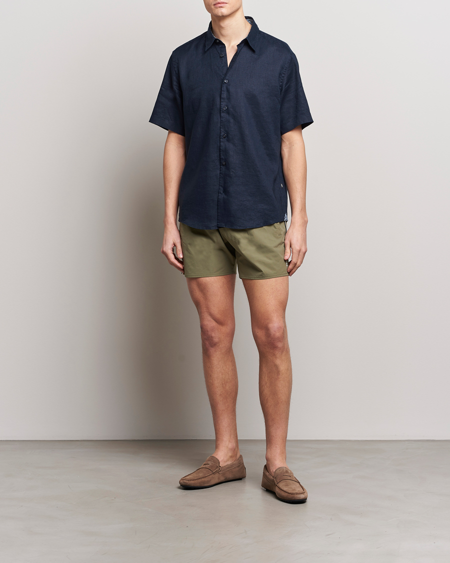 Mies | Uimahousut | BOSS BLACK | Iconic Swimshorts Green