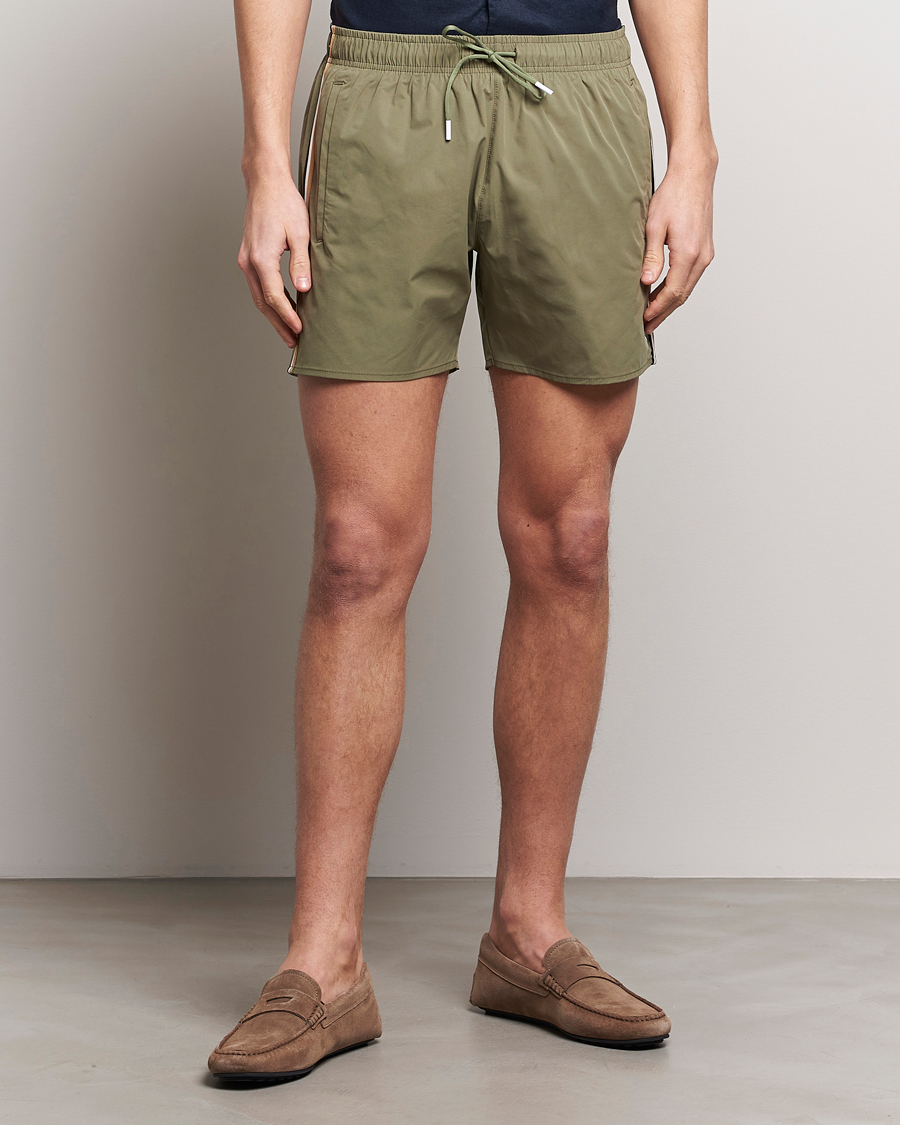 Mies | Uimahousut | BOSS BLACK | Iconic Swimshorts Green