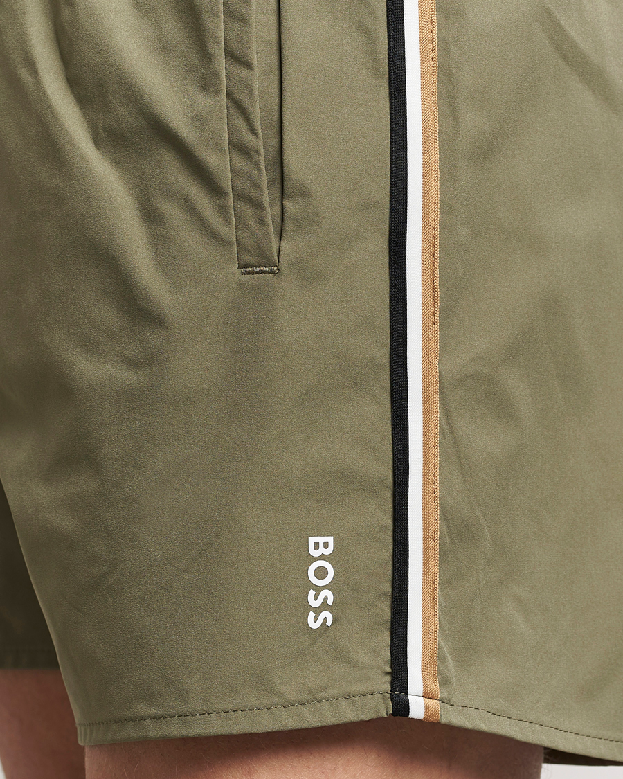 Mies | Uimahousut | BOSS BLACK | Iconic Swimshorts Green