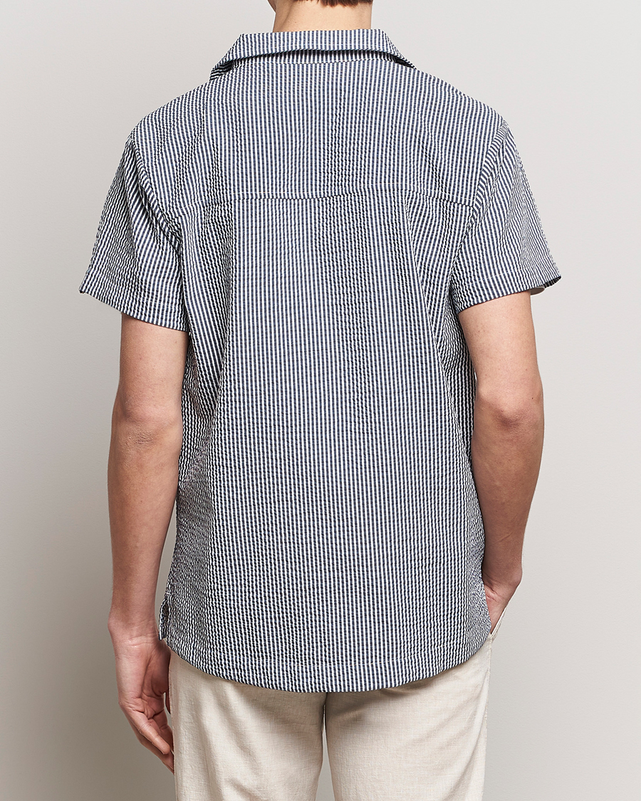 Mies | Kauluspaidat | BOSS BLACK | Short Sleeve Open Collar Shirt Navy
